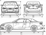 Cotas nuevo Audi A3 Cabrio